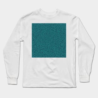 Warped Turing Pattern (Green) Long Sleeve T-Shirt